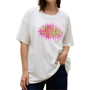 Daydreamer Hole Logo Merch Tee in White